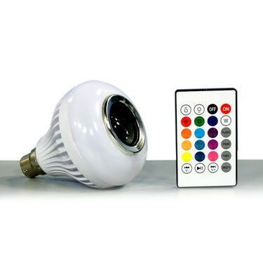 Colour Changing LED Bulb with Bluetooth Speaker & Remote