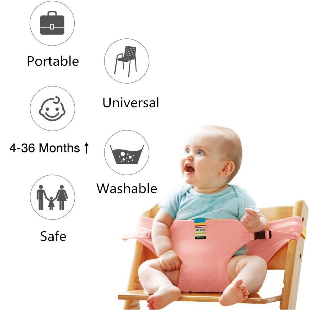 Seat for High Chair Baby Feeding Safety Seat with Strap