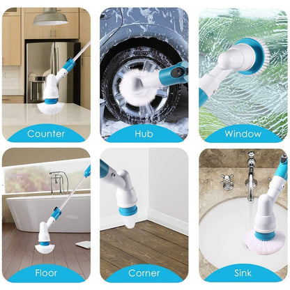 Mop - 360� Cordless Multipurpose Power Surface Cleaner With 3 Cleaning Brush