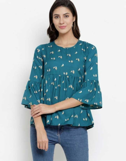 DARZI WOMEN'S CREPE PRINTED TOPS