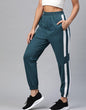 LAABHA WOMEN'S POLY COTTON SIDE STRIPE TRACKPANTS