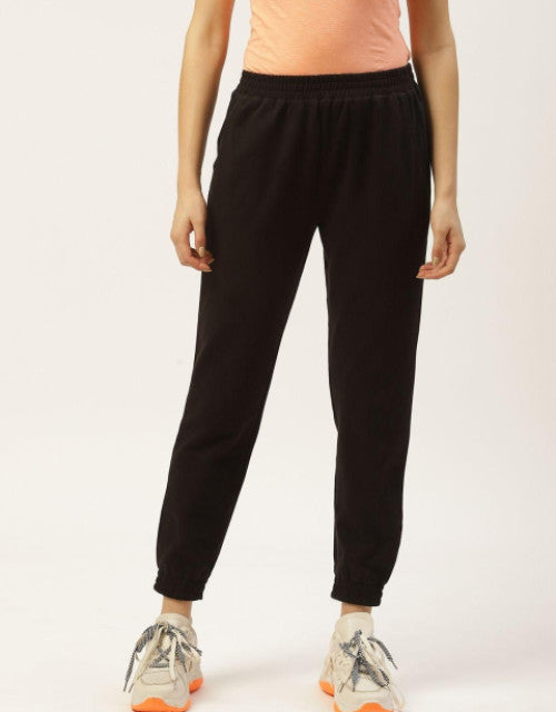 LAABHA WOMEN'S POLY COTTON SOLID TRACKPANTS