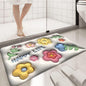 Anti Skid Water Soak 3D Bathroom Mat Set