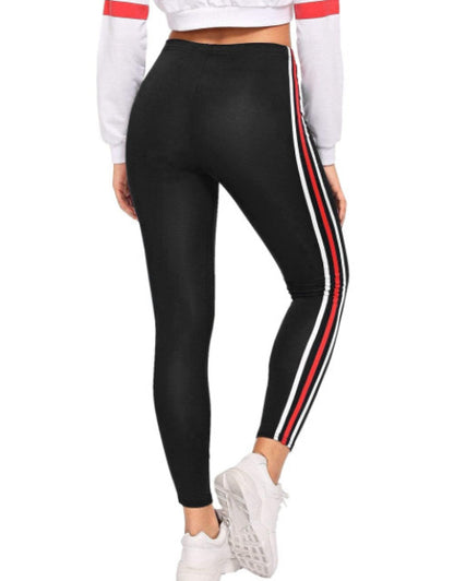 WOMEN'S COTTON BLEND SIDE STRIPE SPORTS BOTTOM