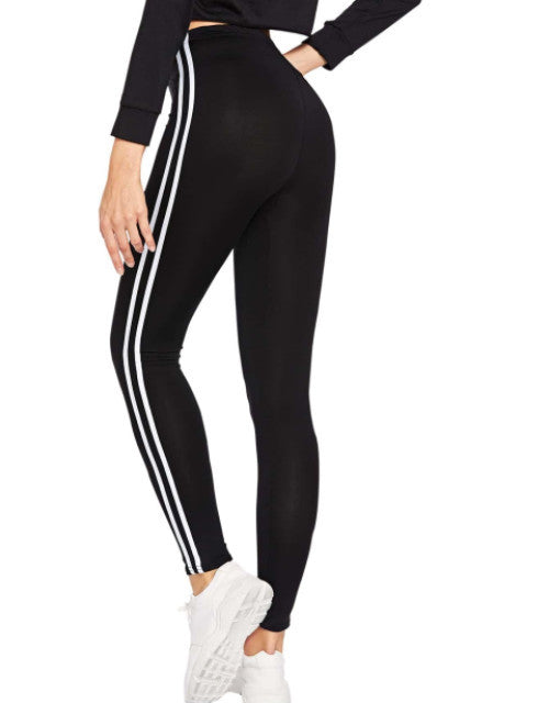 WOMEN'S COTTON BLEND SIDE STRIPE SPORTS BOTTOM