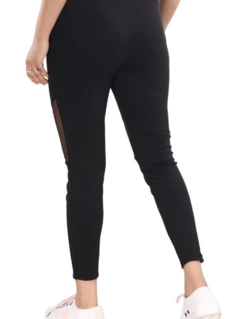 WOMEN'S COTTON NET MID-WAIST JEGGING