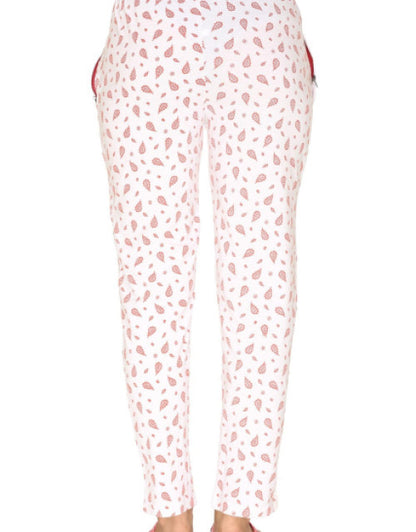 WOMEN'S COTTON PRINTED TRACK PANT