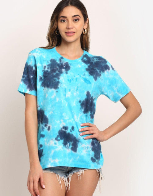 WOMEN'S COTTON TIE DYE T-SHIRTS