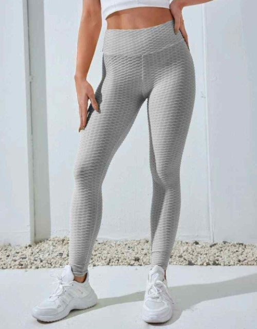 Beautiful  Women's Lycra Self Design Sports Jegging