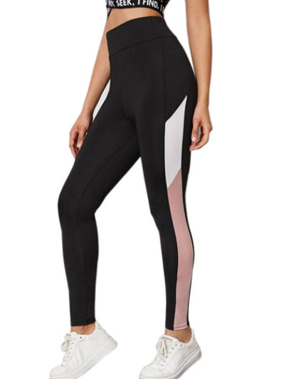 WOMEN'S LYCRA SIDE STRIPE SPORTS BOTTOM