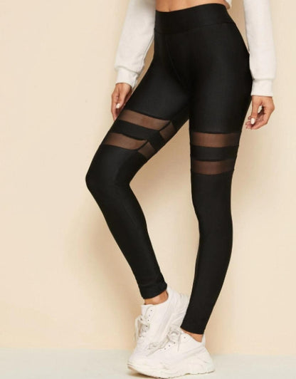 WOMEN'S POLYESTER NET TRACK PANT