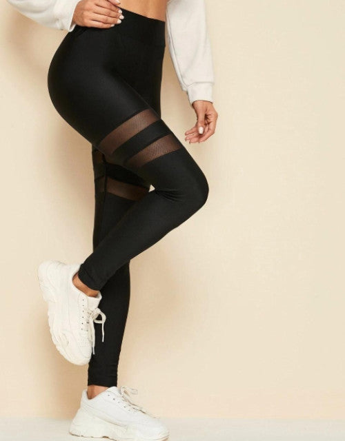 WOMEN'S POLYESTER NET TRACK PANT