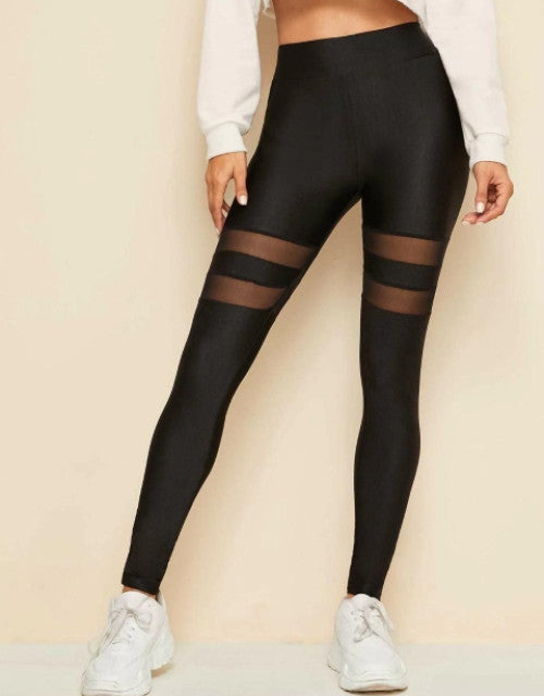 WOMEN'S POLYESTER NET TRACK PANT