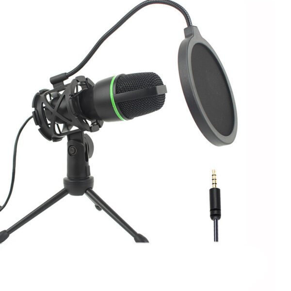 Plug-and-play Microphone Desktop Stand Anti-jet Screen Integrated