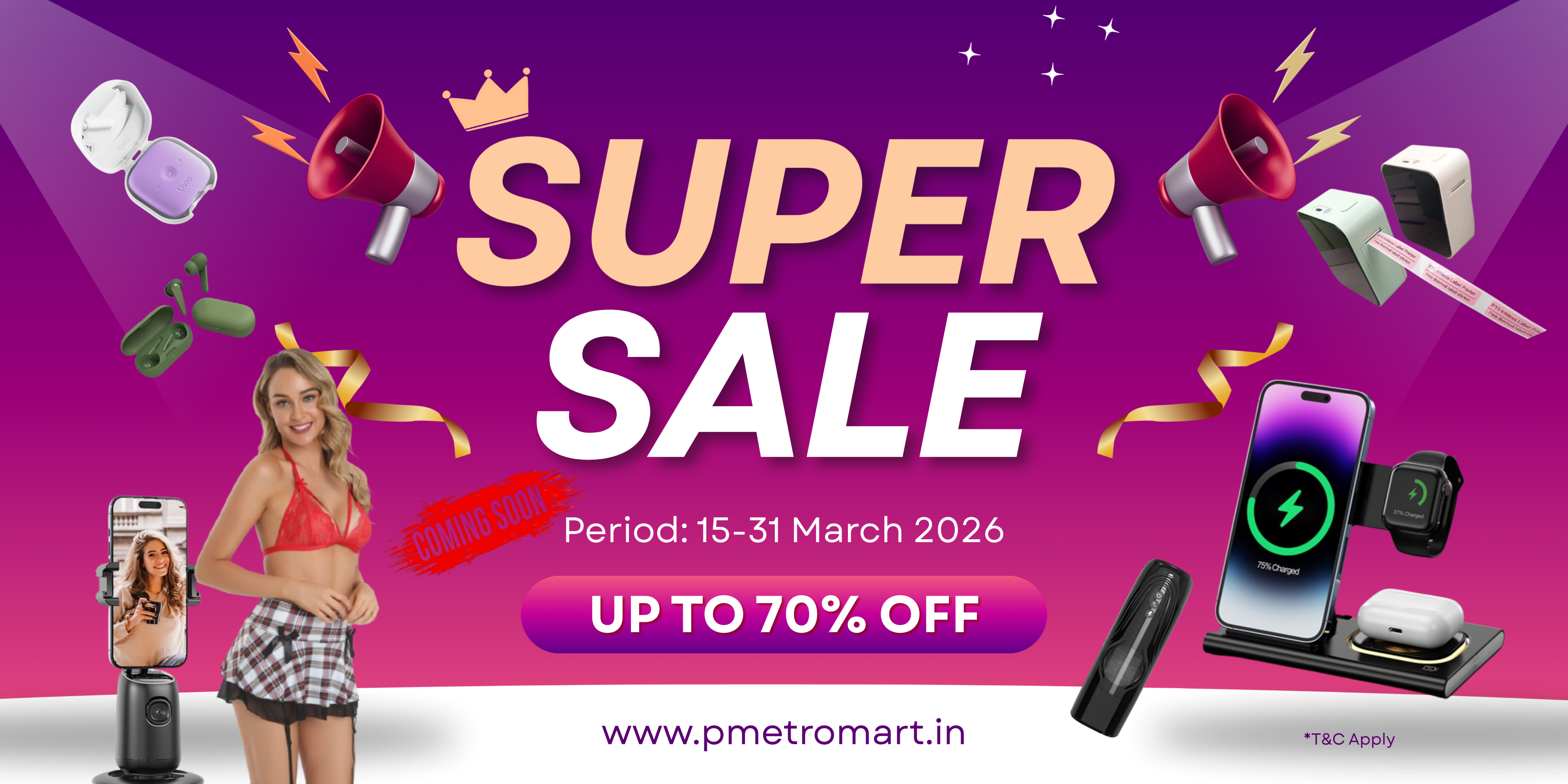 Purple Colorful Modern 9.9 Super Sale Banner 1